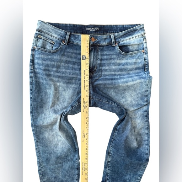 Maurices Mid Rise Blue Capri Size 20W Jeans - Picture 4 of 8